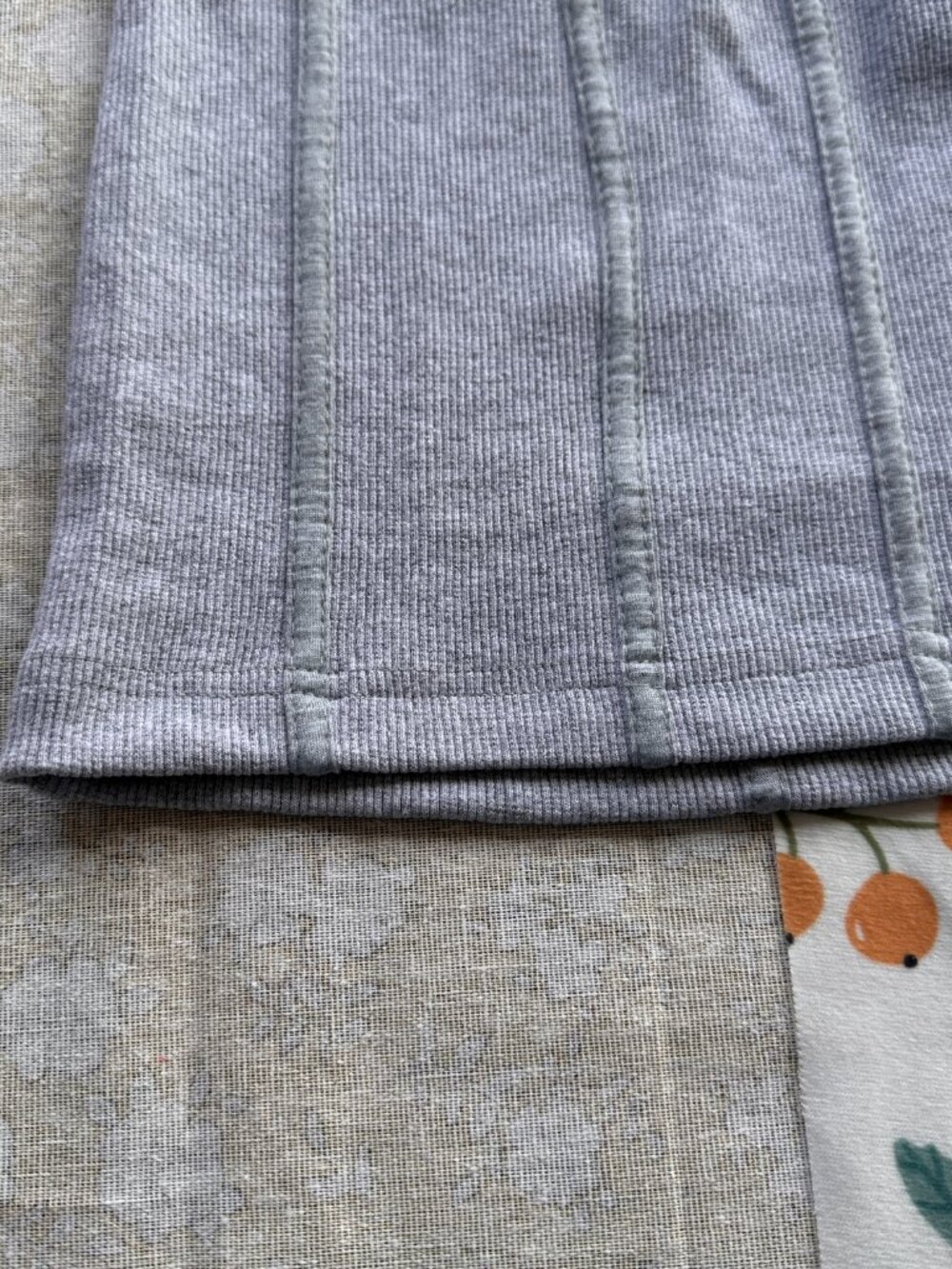 Alexander Wang Gray Corduroy Mini Skirt With Side Zipper - Picture 6 of 8